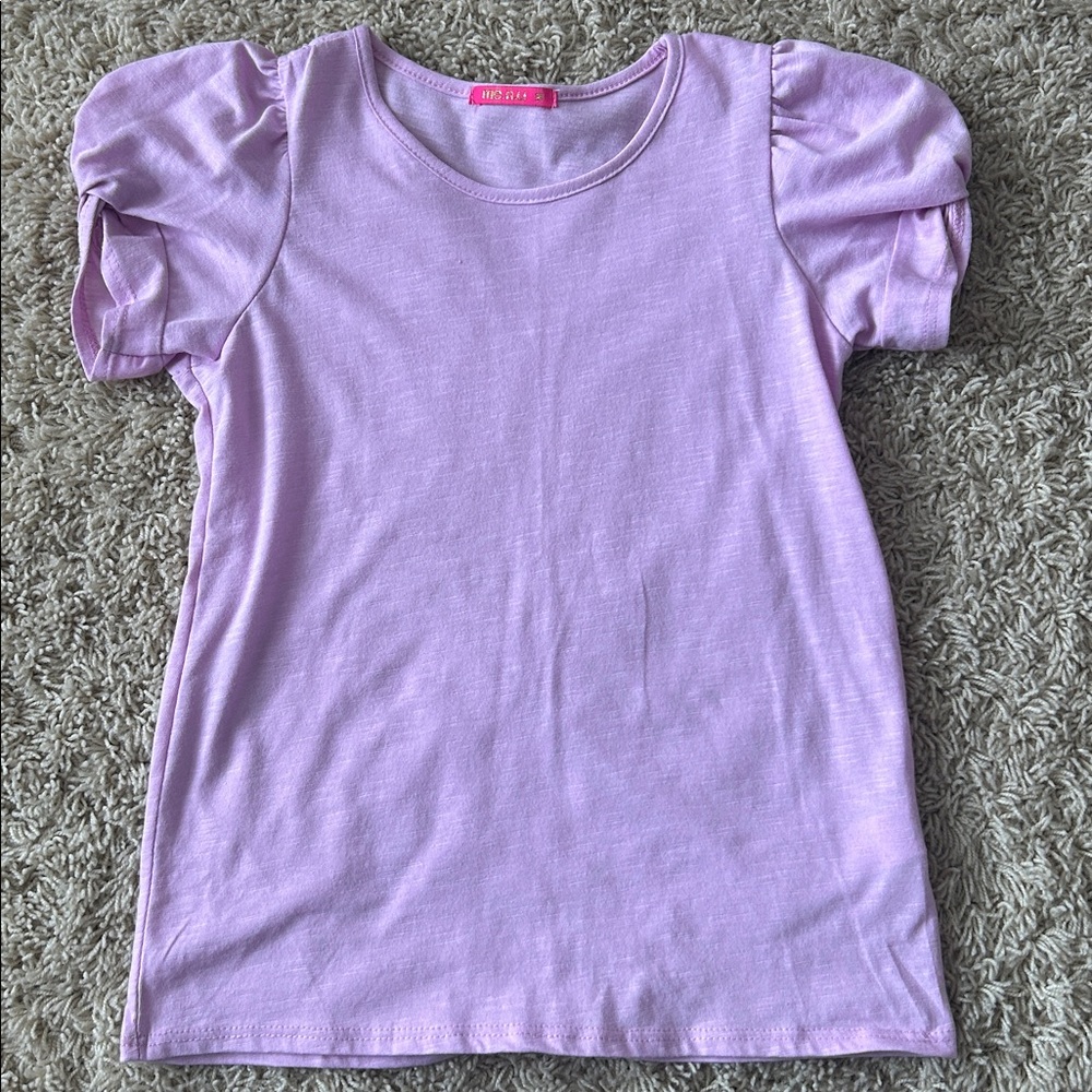 Like new Me.n.u girls top light purple size 10/12